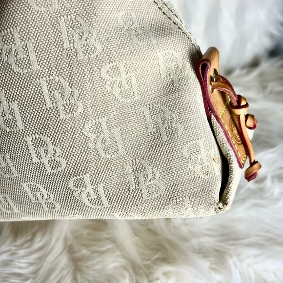 Dooney & Bourke Tan and Brown Shoulder Bag - Picture 4 of 12